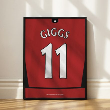 Manchester United FC 2003/04 - Keretezett mezposzter - Ryan Giggs