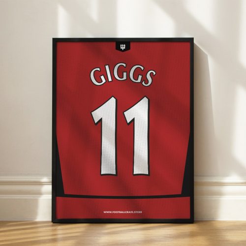 Manchester United FC 2003/04 - Framed Shirt Print - Ryan Giggs