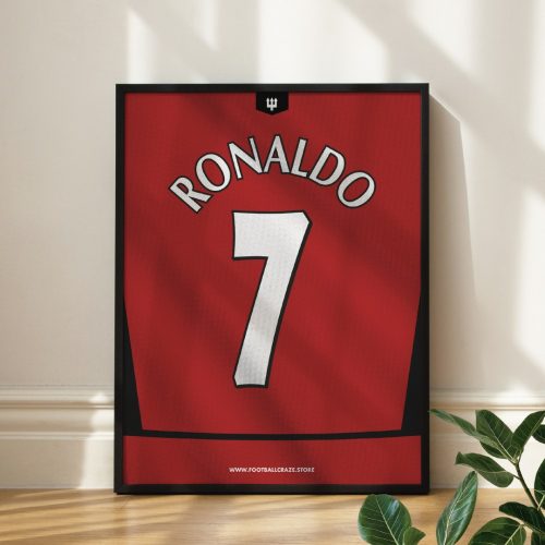 Manchester United FC 2003/04 - Keretezett mezposzter - Cristiano Ronaldo