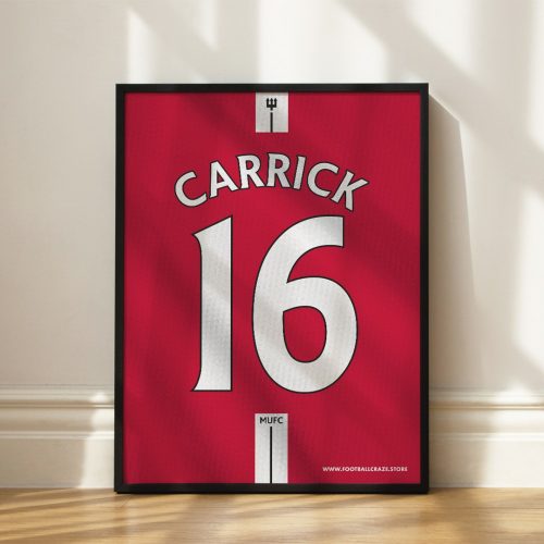 Manchester United FC 2007/08 - Keretezett mezposzter - Michael Carrick
