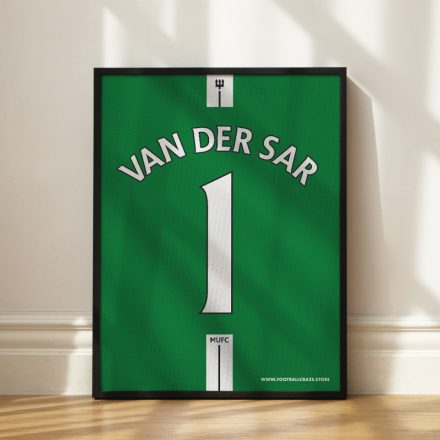 Manchester United FC 2007/08 - Keretezett mezposzter - Edwin van der Sar
