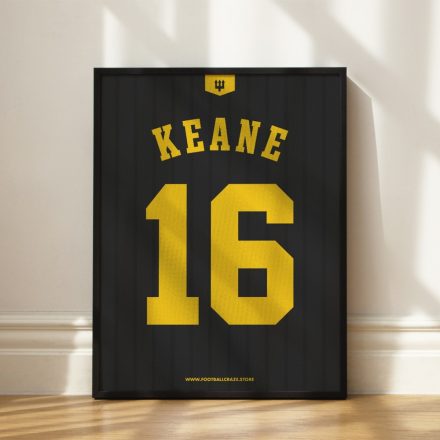 Manchester United FC 1993/94 Away - Framed Shirt Print - Roy Keane