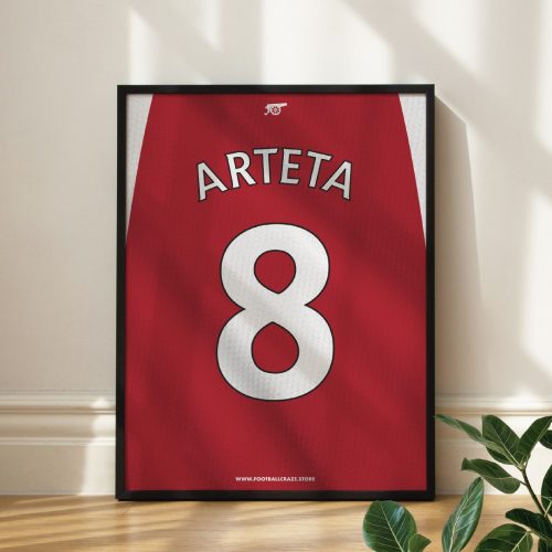 Arsenal FC 2012/13 - Kerezett mezposzter - Mikel Arteta