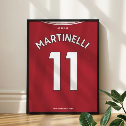 Arsenal FC 2021/22 - Framed Shirt Print - Martinelli