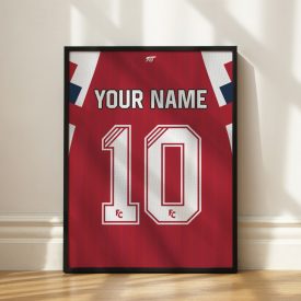 Arsenal FC 1993/94 - Framed Shirt Print - Custom