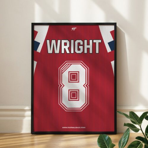 Arsenal FC 1993/94 - Keretezett mezposzter - Ian Wright