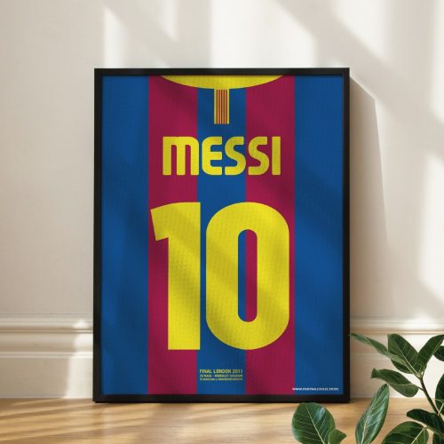 FC Barcelona 2010/11 - Keretezett mezposzter - Messi
