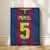 FC Barcelona 2010/11 - Keretezett mezposzter - Puyol