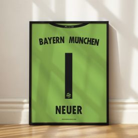 Bayern München 2012/13 - Framed Shirt Print - Neuer
