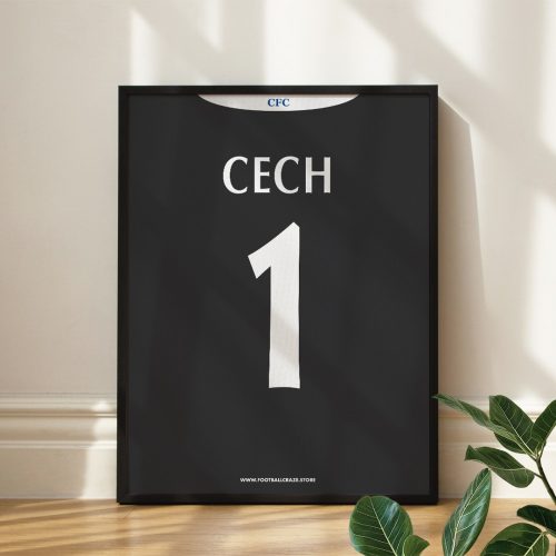 Chelsea FC 2004/05 - Framed Shirt Print - Petr Cech