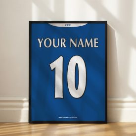 Chelsea FC 2004/05 - Framed Shirt Print - Custom