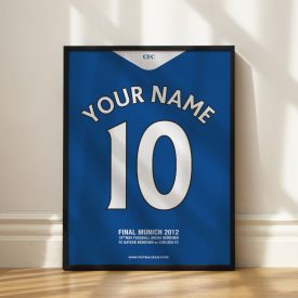 Chelsea FC 2011/12 - Framed Shirt Print - Custom