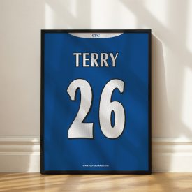 Chelsea FC 2004/05 - Framed Shirt Print - John Terry