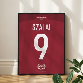 Magyarország - Keretezett mezposzter - Szalai Ádám