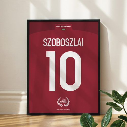 Hungary - Framed Shirt Print - Szoboszlai