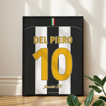 Juventus FC 2003/04 - Framed Shirt Print - Del Piero