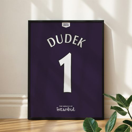 Liverpool FC 2004/05 - Framed Shirt Print - Dudek