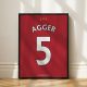 Liverpool FC 2008/09 - Kerezett mezposzter - Daniel Agger
