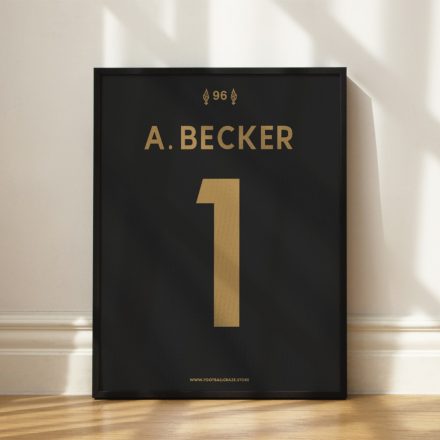 Liverpool FC 2019/20 - Framed Shirt Print - Alisson Becker