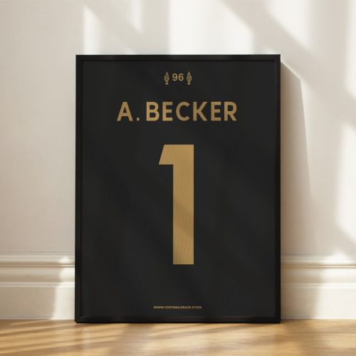 Liverpool FC 2019/20 - Keretezett mezposzter - Alisson Becker