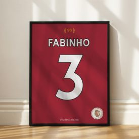 Liverpool FC 2019/20 - Keretezett mezposzter - Fabinho