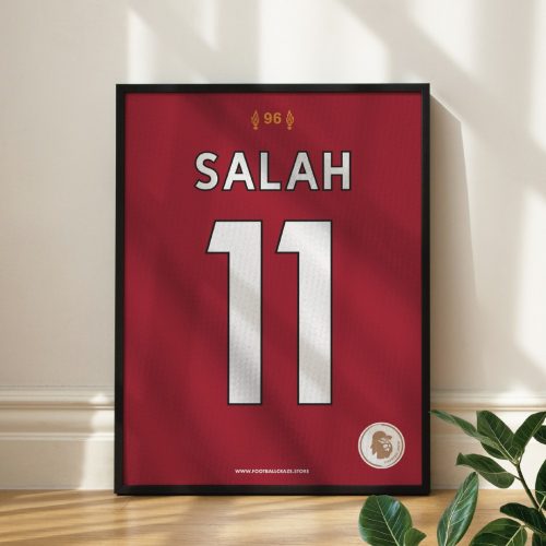 Liverpool FC 2019/20 - Framed Shirt Print - Mo Salah