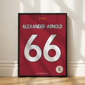   Liverpool FC 2019/20 - Keretezett mezposzter - Trent Alexander-Arnold