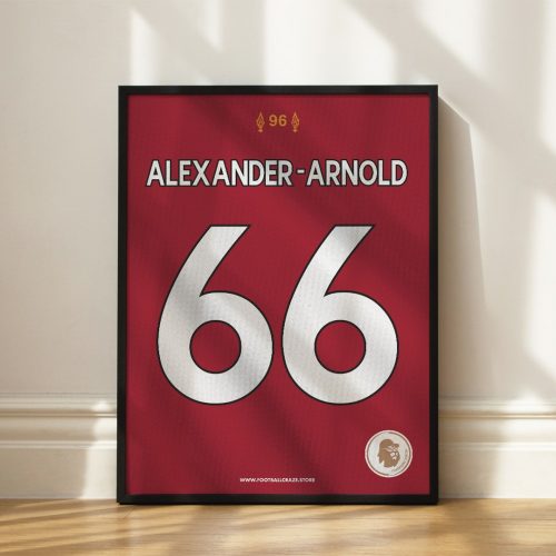 Liverpool FC 2019/20 - Keretezett mezposzter - Trent Alexander-Arnold