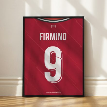 Liverpool FC 2021/22 - Keretezett mezposzter - Firmino