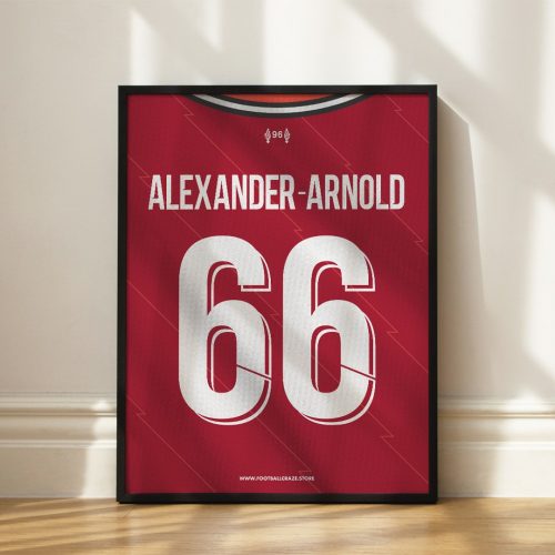 Liverpool FC 2021/22 - Framed Shirt Print - Alexander-Arnold