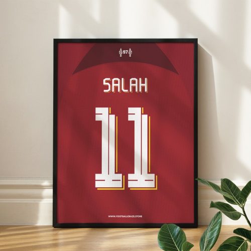 Liverpool FC 2022/23 - Kerezett mezposzter - Salah