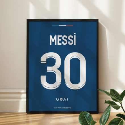 PSG 2022/23 - Framed Shirt Print - Messi