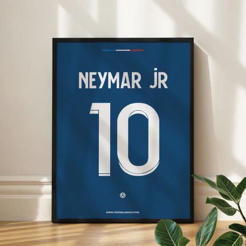 PSG 2022/23 - Framed Shirt Print - Neymar