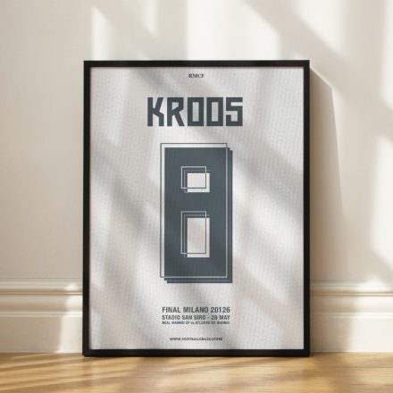 Real Madrid 2015/16 - Keretezett mezposzter - Kroos