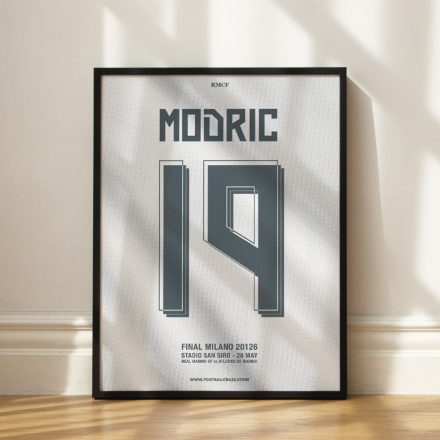 Real Madrid 2015/16 - Framed Shirt Print - Modric