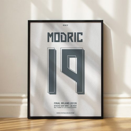 Real Madrid 2015/16 - Kerezett mezposzter - Modric