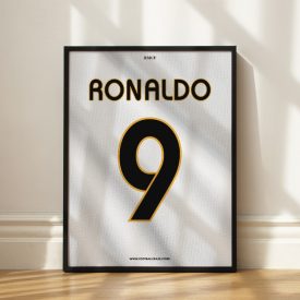 Real Madrid 2004/05 - Keretezett mezposzter - Ronaldo