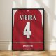 Arsenal FC 2003/04 - Kerezett mezposzter - Patrick Vieira