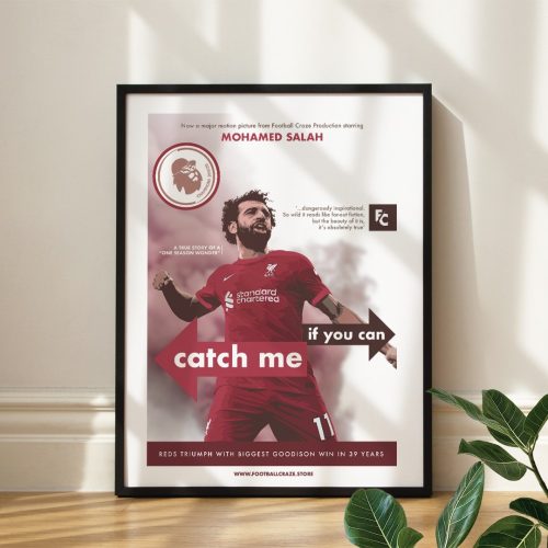 Mo Salah - Catch Me If You Can - Liverpool FC - Poszter