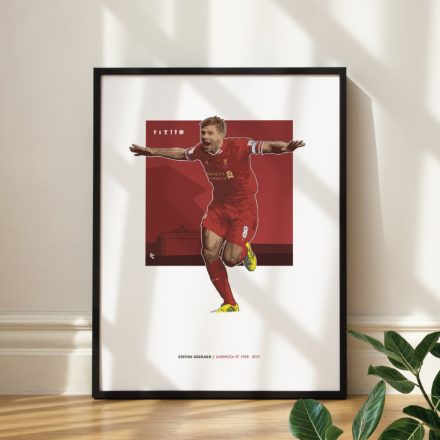 Steven Gerrard - Liverpool FC - Poszter