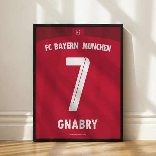 Bayern München 2022/23 - Framed Shirt Print - Gnabry