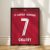 Bayern München 2022/23 - Keretezett mezposzter - Gnabry